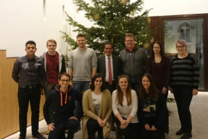 Jusos im Hessischen Landtag mit Jugendbeirat und Di Benedetto MdL